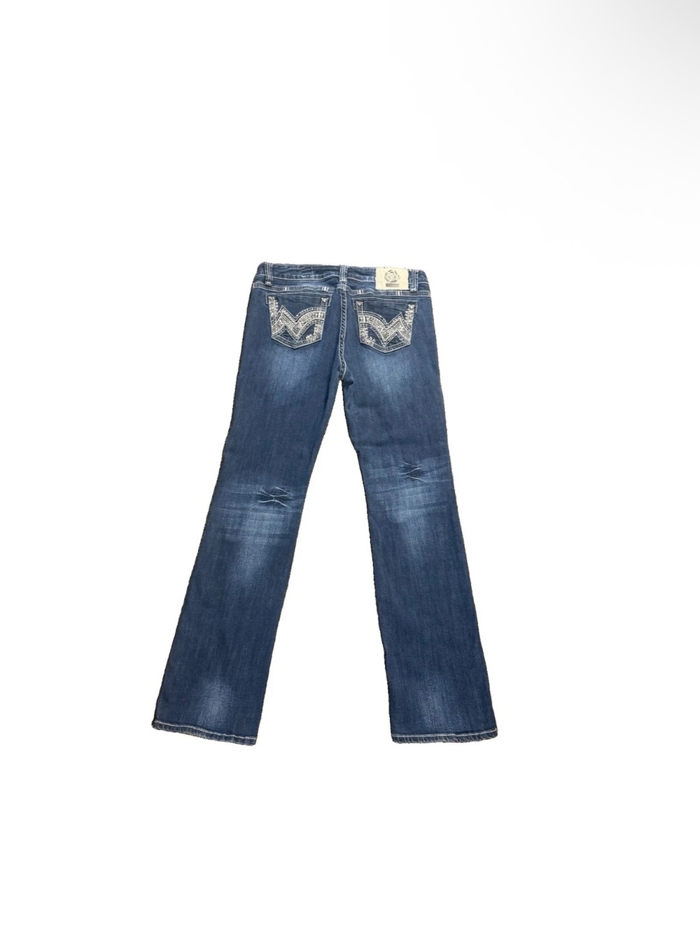L. A. Idol USA Women’s Size 15 Bootcut Jeans Bling Back 37/34 Inseam 33.5 Inches